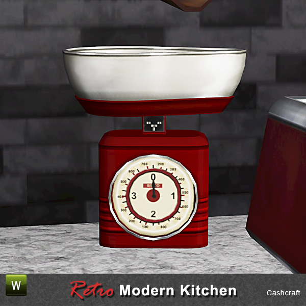 The Sims Resource - Retro Kitchen Food Scale
