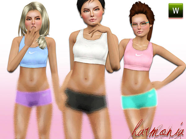 The Sims Resource - TEEN ~ Nike Pro Women's Bra