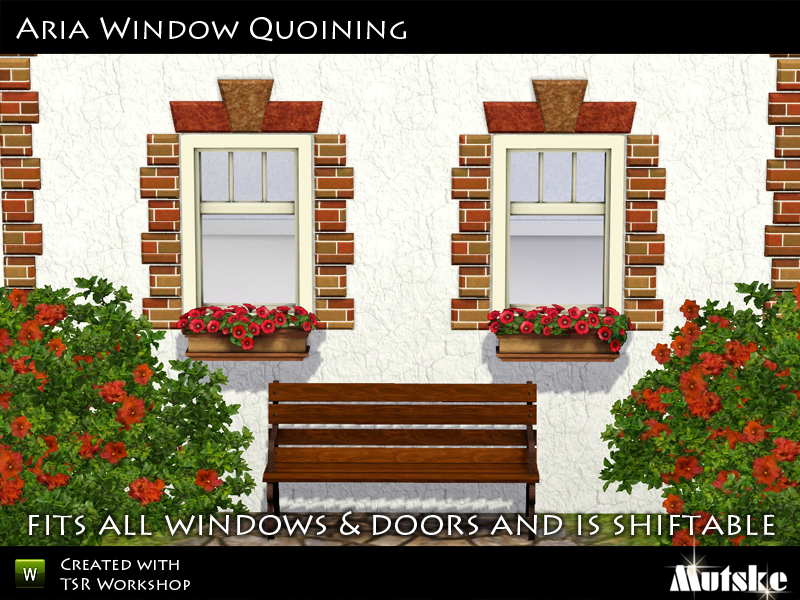 The Sims Resource - Aria Window and Door Quoining