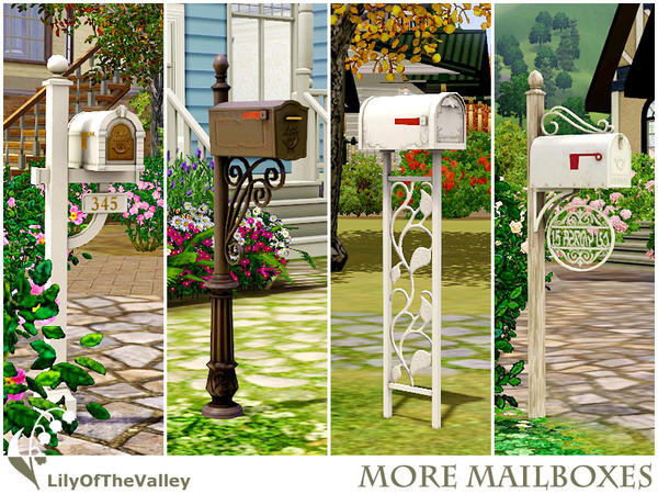 The Sims Resource - More Mailboxes
