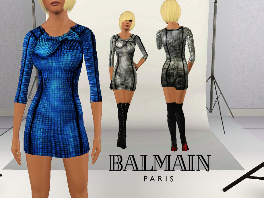 The Sims Resource - Balmain dress