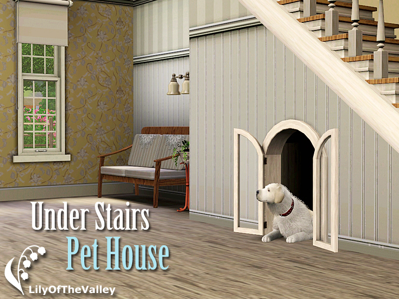 LilyOfTheValley's Under Stairs Pet House