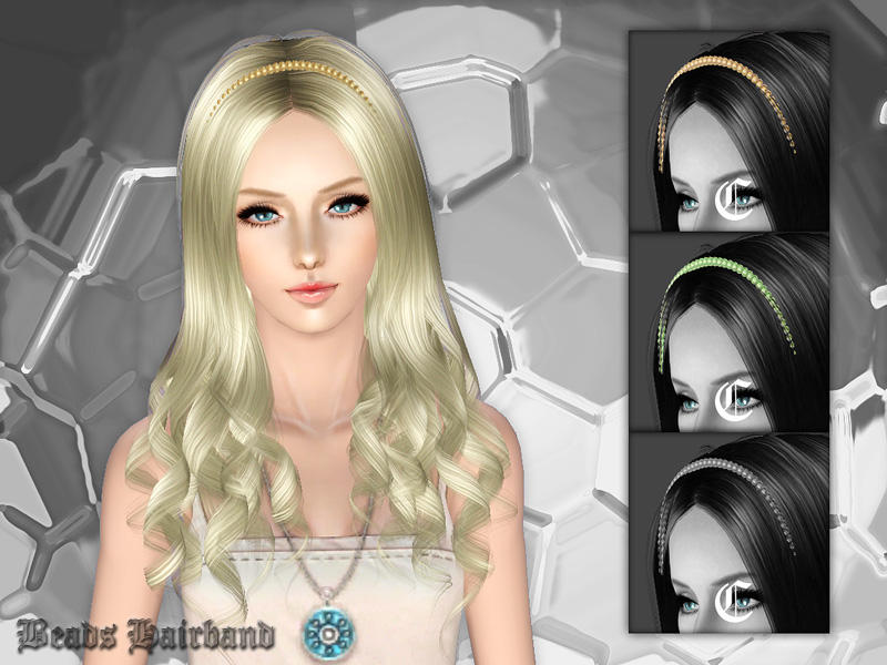The Sims Resource - Beaded Hairband