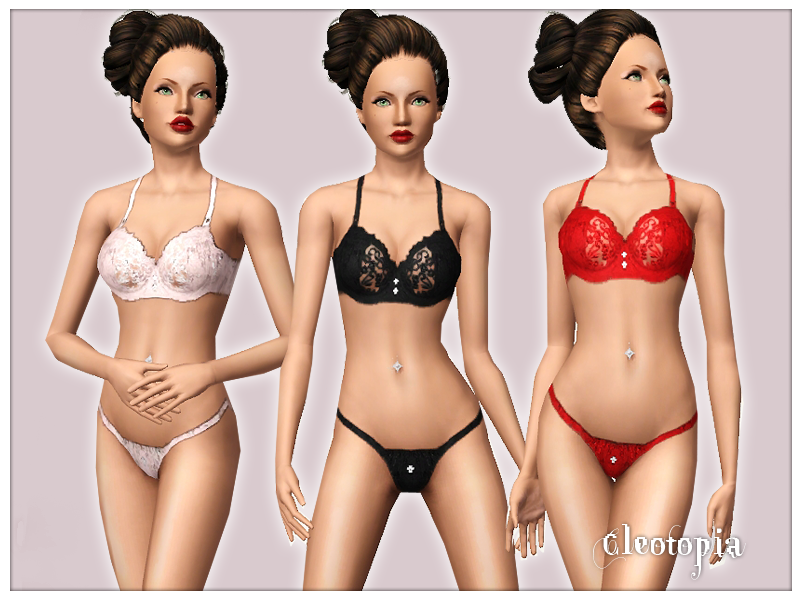 The Sims Resource - Sweet Dreams Lace Lingerie