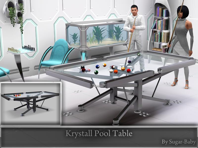 The Sims Resource - Krystall Pool Table