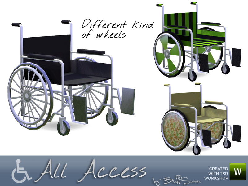 The Sims Resource - All Access Wheelchair 01