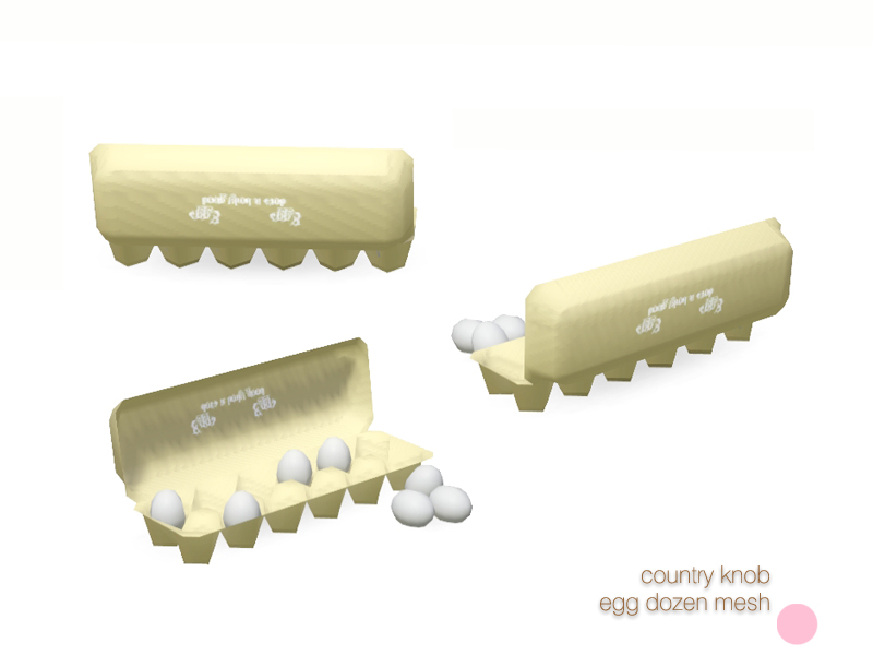 The Sims Resource Country Egg Dozen Mesh