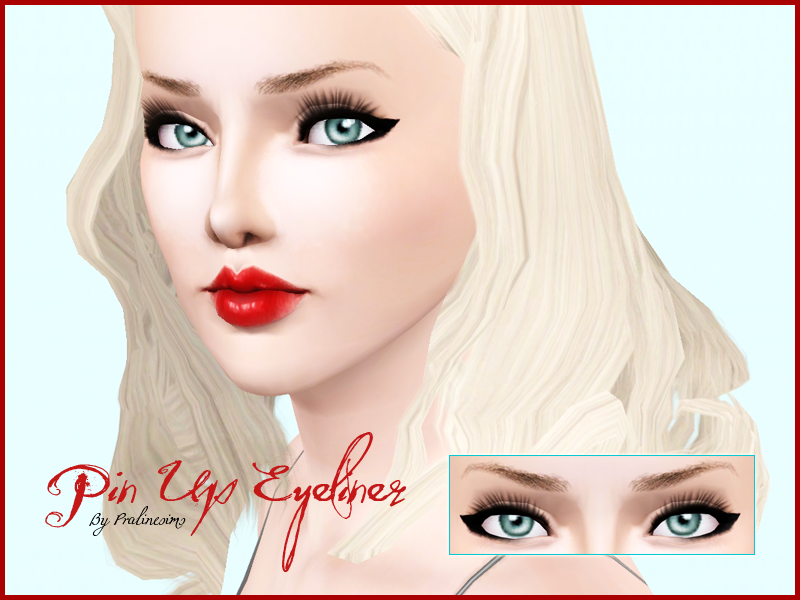 The Sims Resource - Pin Up Eyeliner