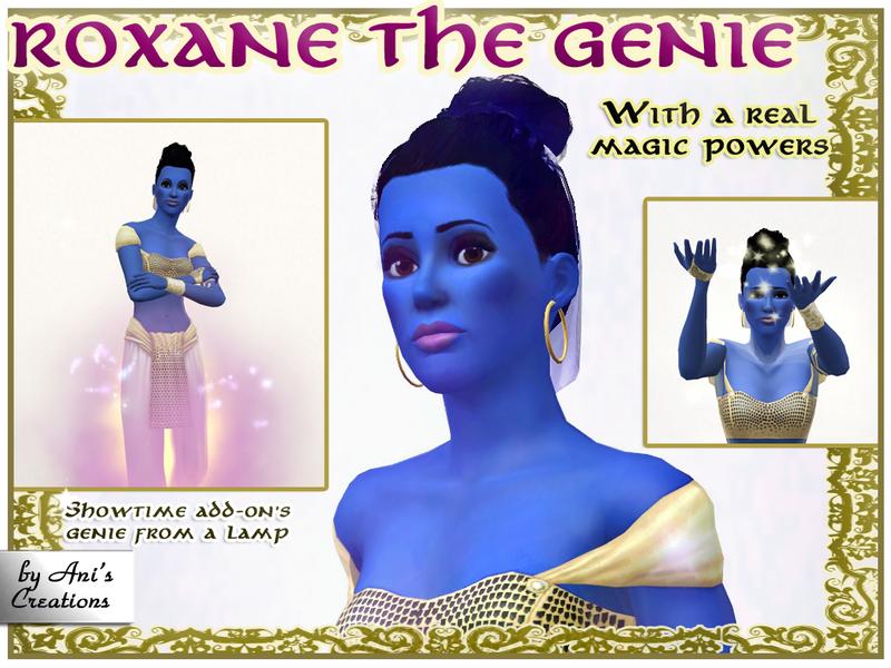 The Sims Resource - Roxane the Magic Genie by Ani's Creations