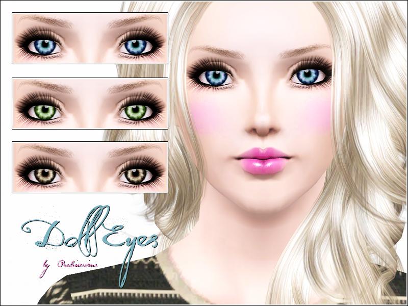 make up barbie eyes