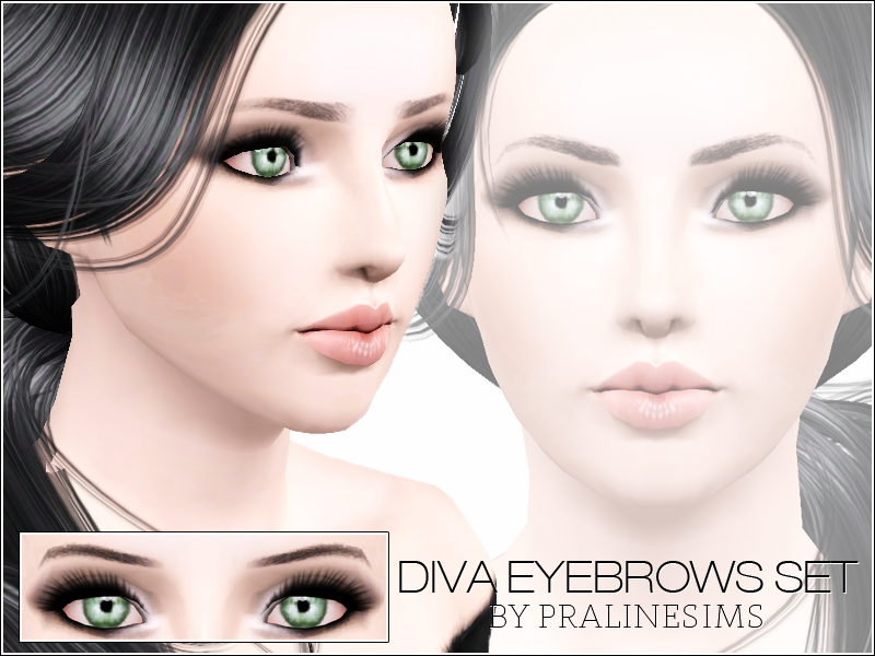 Pralinesims' Diva Eyebrows Set