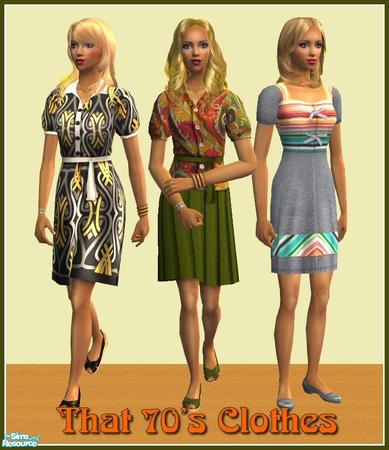 The Sims Resource - That 70\'s Clothes