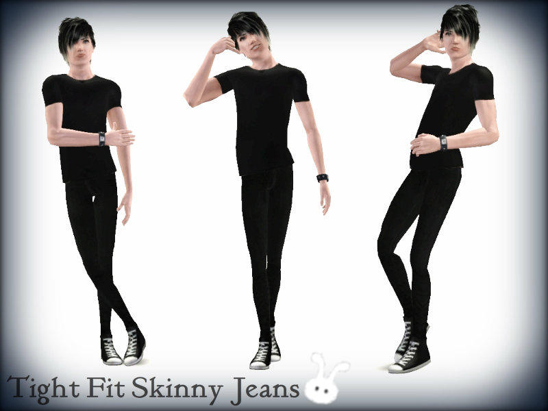 The Sims Resource - Tight Fit Skinny Jeans