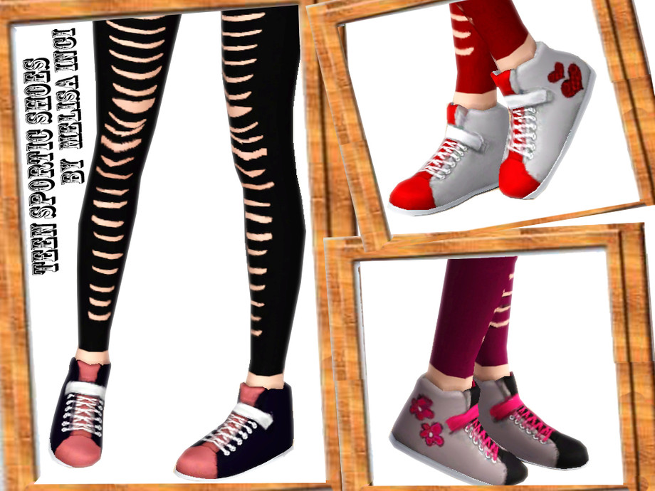 The Sims Resource - Teen Sportic Shoes