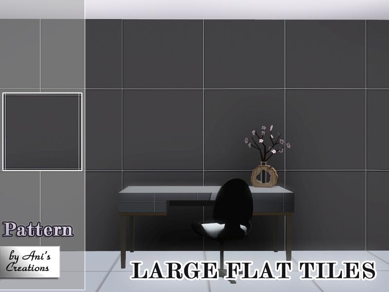 Aniflowerscreations Universal Large Flat Tiles Pattern By Ani S