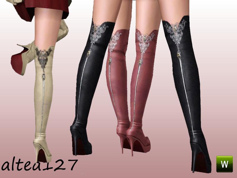 The Sims Resource - Angel boots