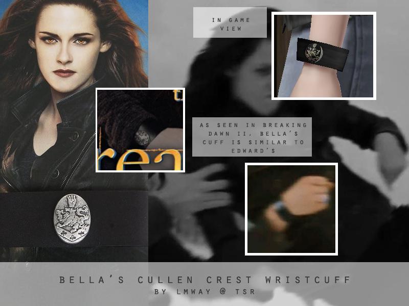 The Sims Resource - Breaking Dawn Part II - Bella's Cullen Crest Wristcuff