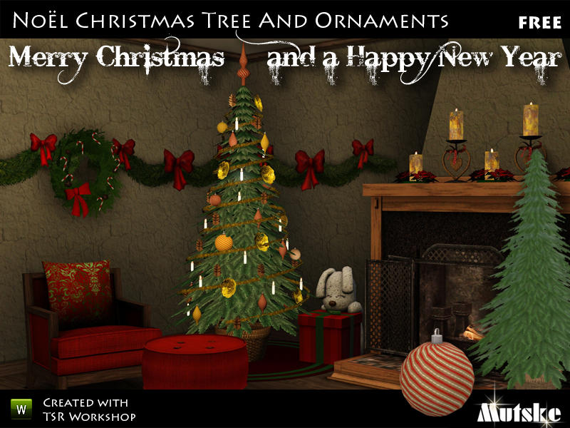The Sims Resource - Christmas Tree and Decoration