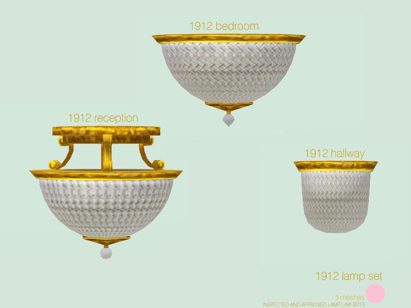 DOT's 1912 Lamp Set