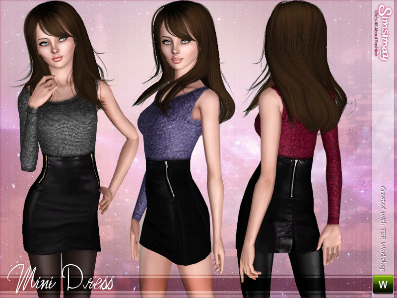 The Sims Resource - TroubleMaker Dress without Necklace