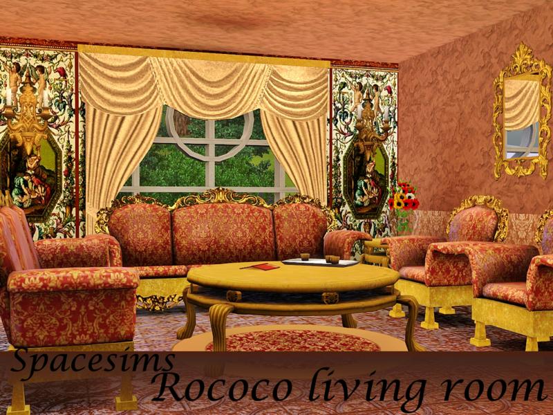 The Sims Resource - Rococo living room