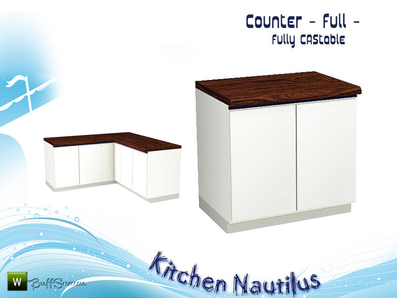 The Sims Resource - Kitchen Nautilus Counter Full