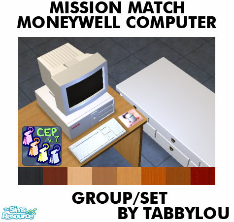 sims 2 moneywell computer recolor grunge