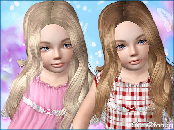 The Sims Resource - Long hair 12 - Toddler