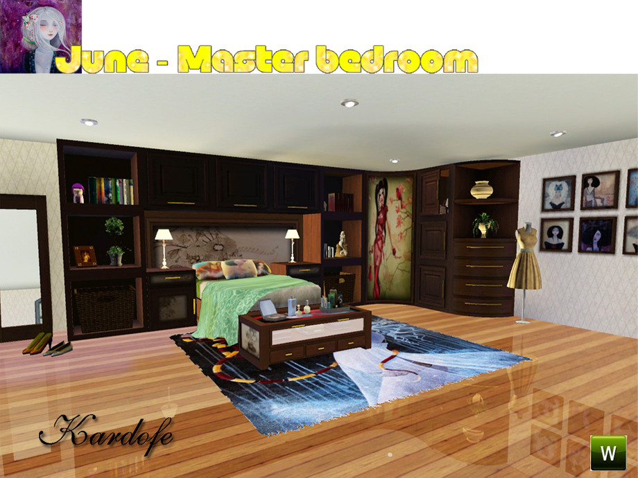 The Sims Resource - June Master bedroom