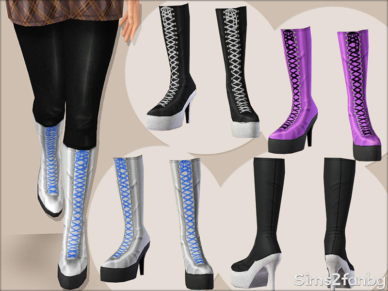 sims2fanbg's 325 - Teen boots