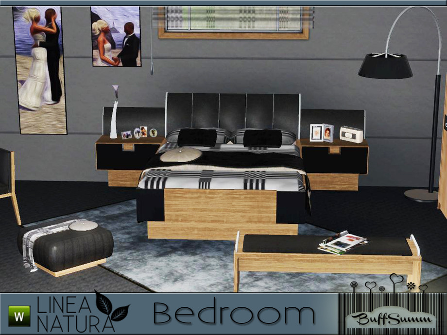 The Sims Resource - LINEA NATURA Bedroom Pt. 1