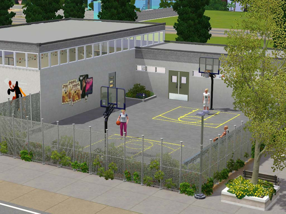 The Sims Resource - Basketball Court