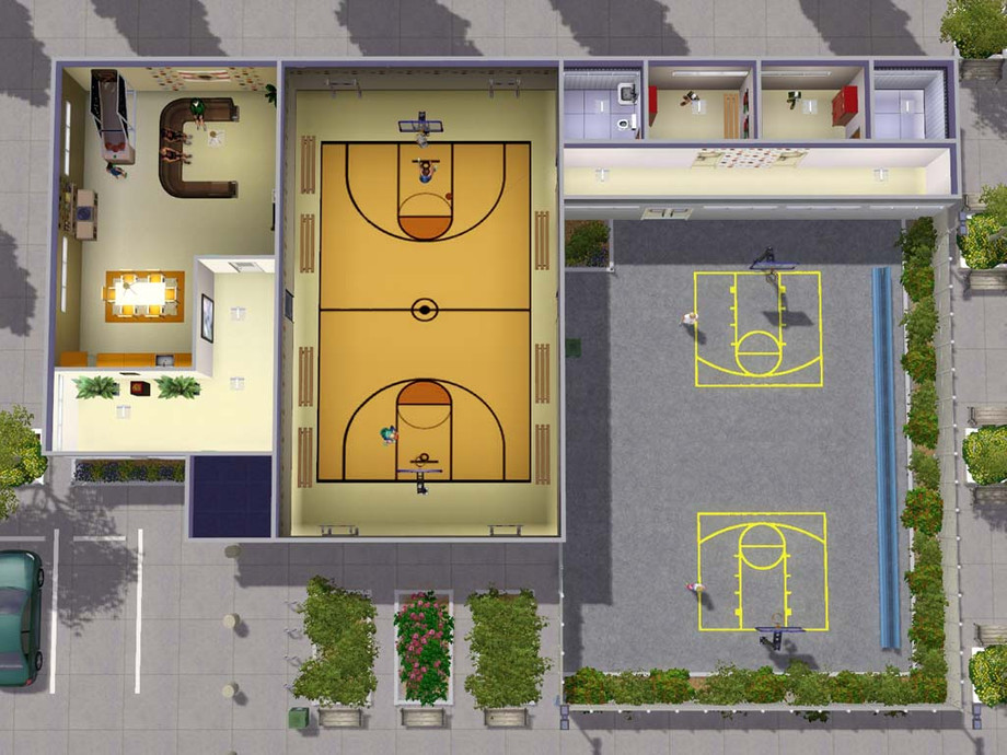 The Sims Resource - Basketball Court