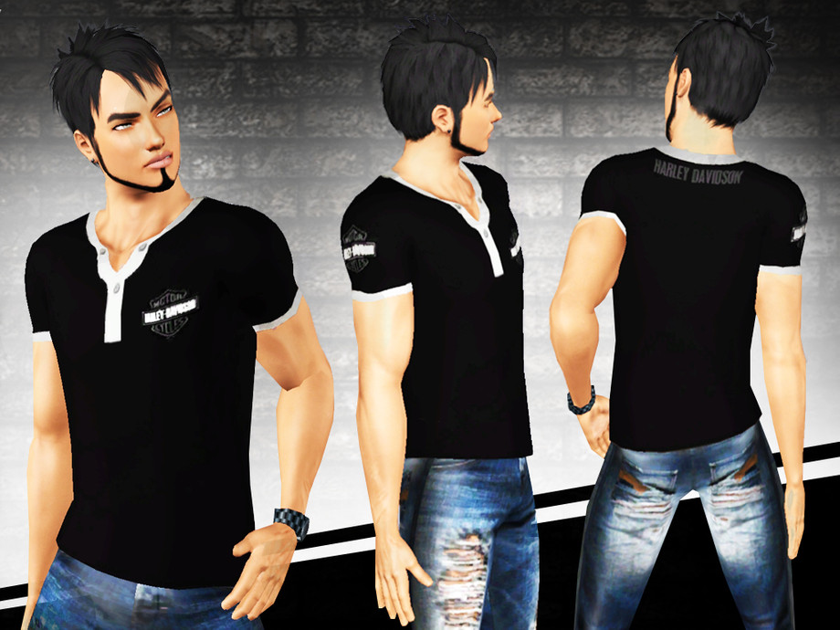 The Sims Resource - Harley Tshirt
