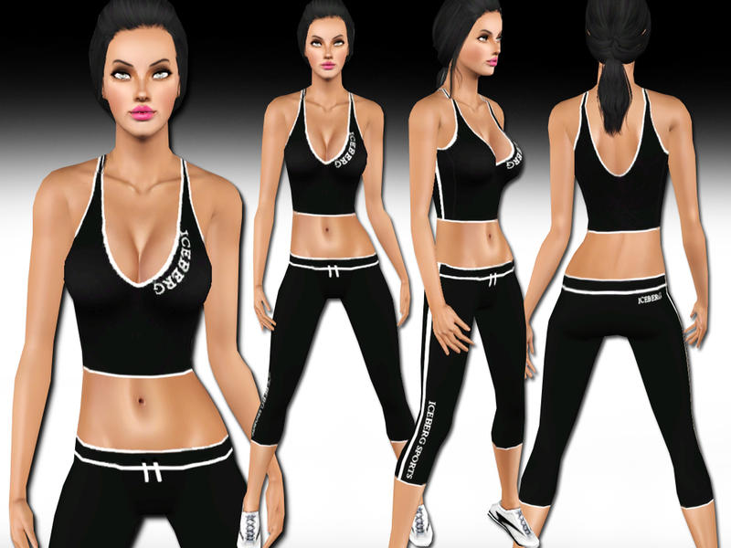 The Sims Resource - Iceberg Athletic Outfit