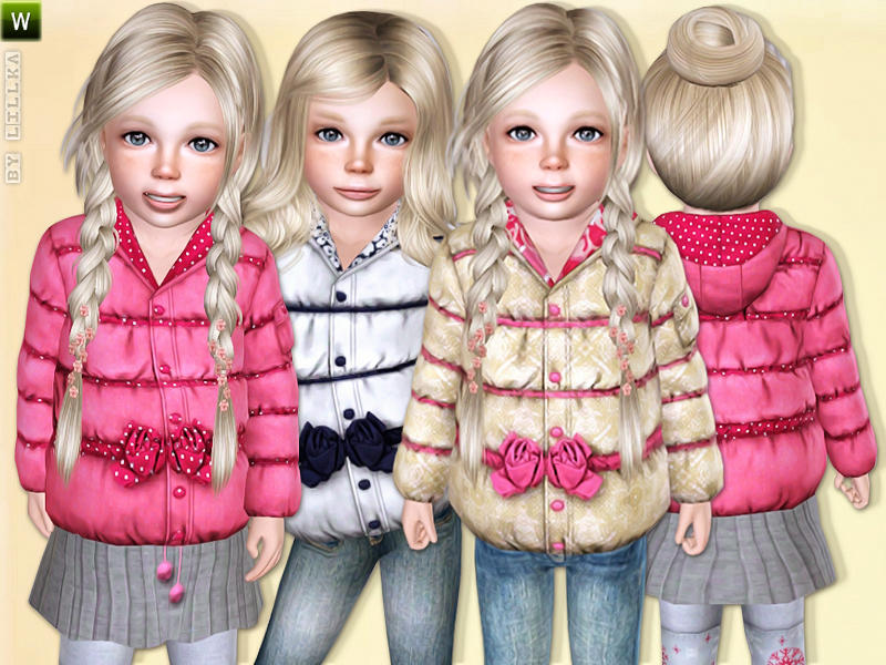 The Sims Resource - Baby Girl Soft Jacket