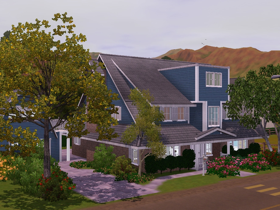 The Sims Resource - Desperate Housewives - the Van De Kamp house  (unfurnished)