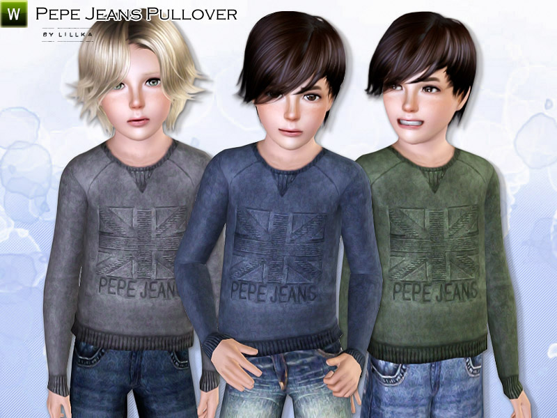 The Sims Resource - Pepe Jeans Pullover