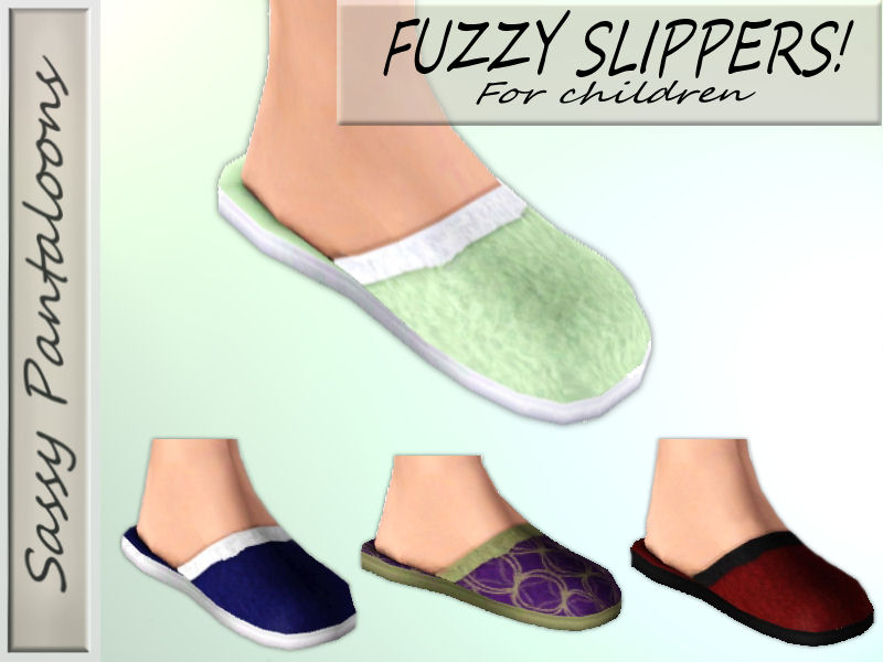 Sims Resource - child slippers