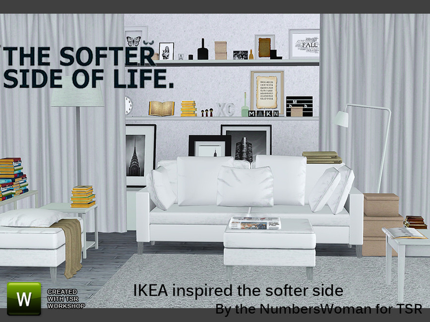 The Sims Resource - Ikea Inspired Softer Side Living