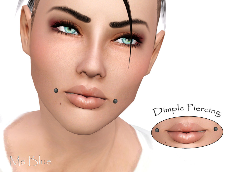 The Sims Resource - Dimple Piercing