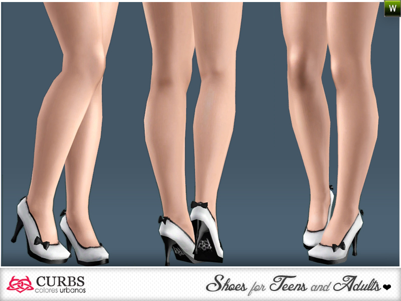 The Sims Resource - vintage shoes for teens and adults 02