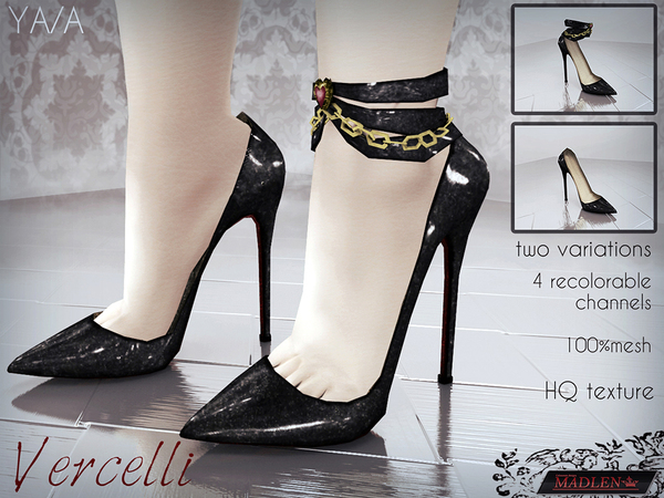 The Sims Resource - Madlen Vercelli Shoes