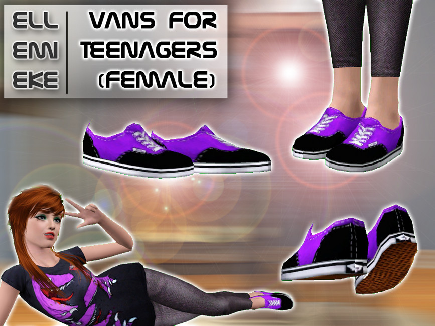 The Sims Resource - Vans 'Off the Wall' for Teen Women