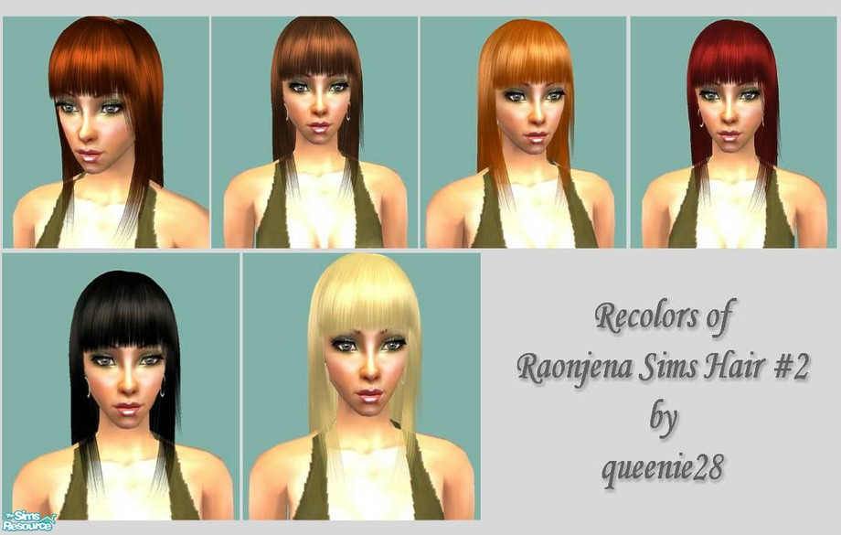 The Sims Resource - Azumane Asahi Hair v II