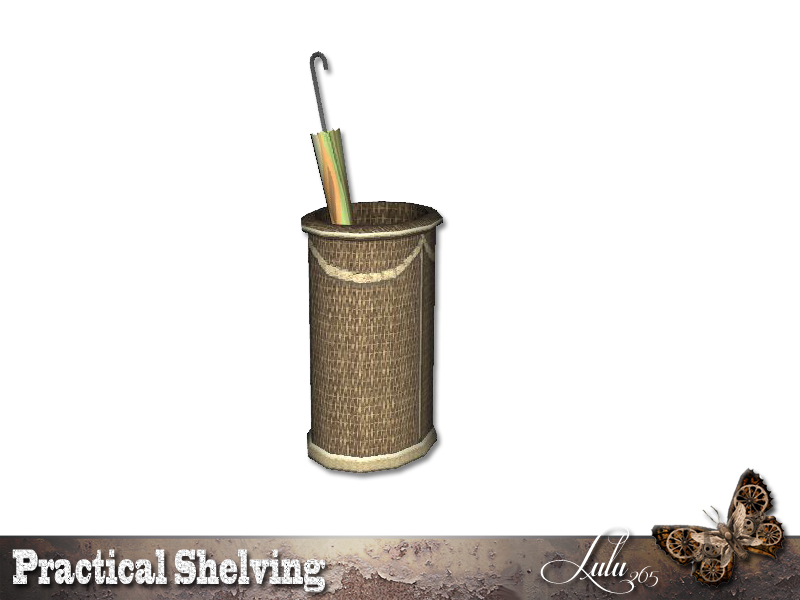 The Sims Resource - Practical Shelving Umbrella Stand