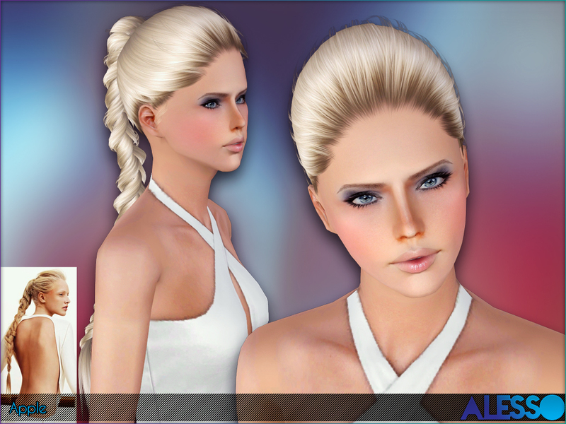 The Sims Resource - Anto - Apple (hair)