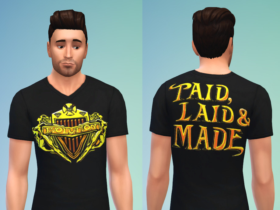 The Sims Resource - WWE Shirts Set 2