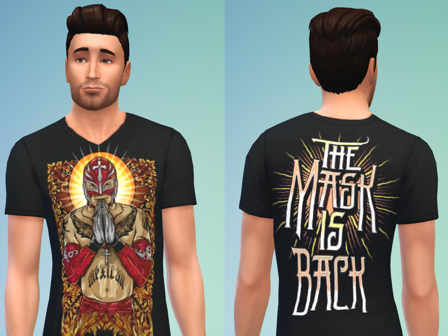 The Sims Resource - WWE Shirts Set 3