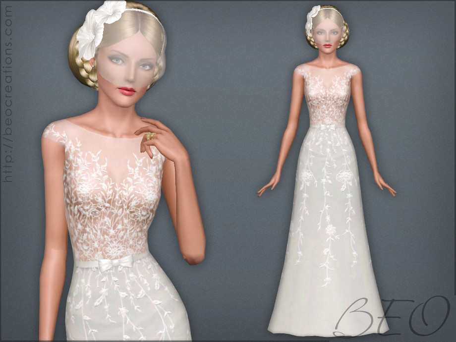 The Sims Resource - Wedding dress 34